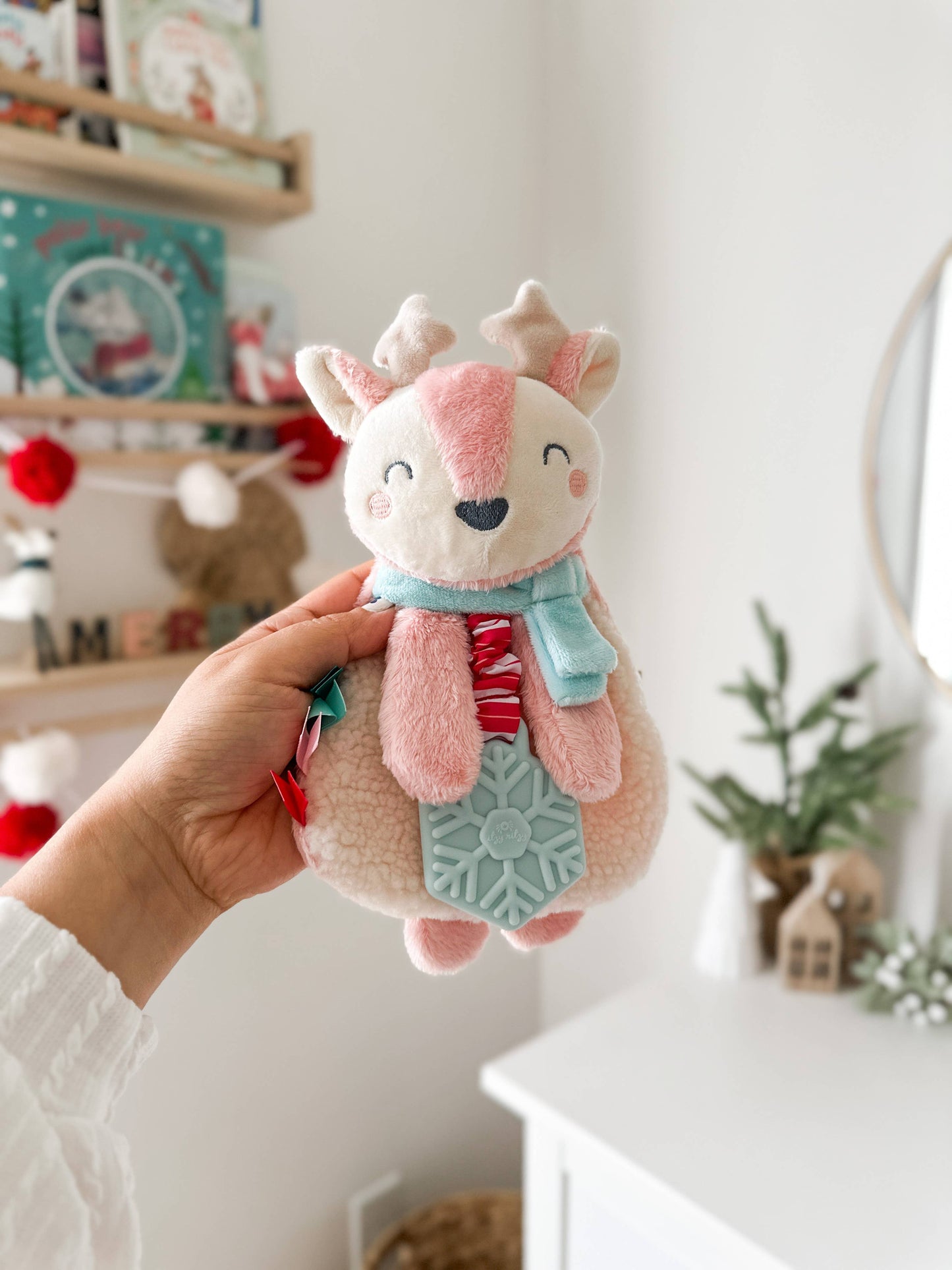 Holiday Itzy Lovey™ Plush + Teether Toy