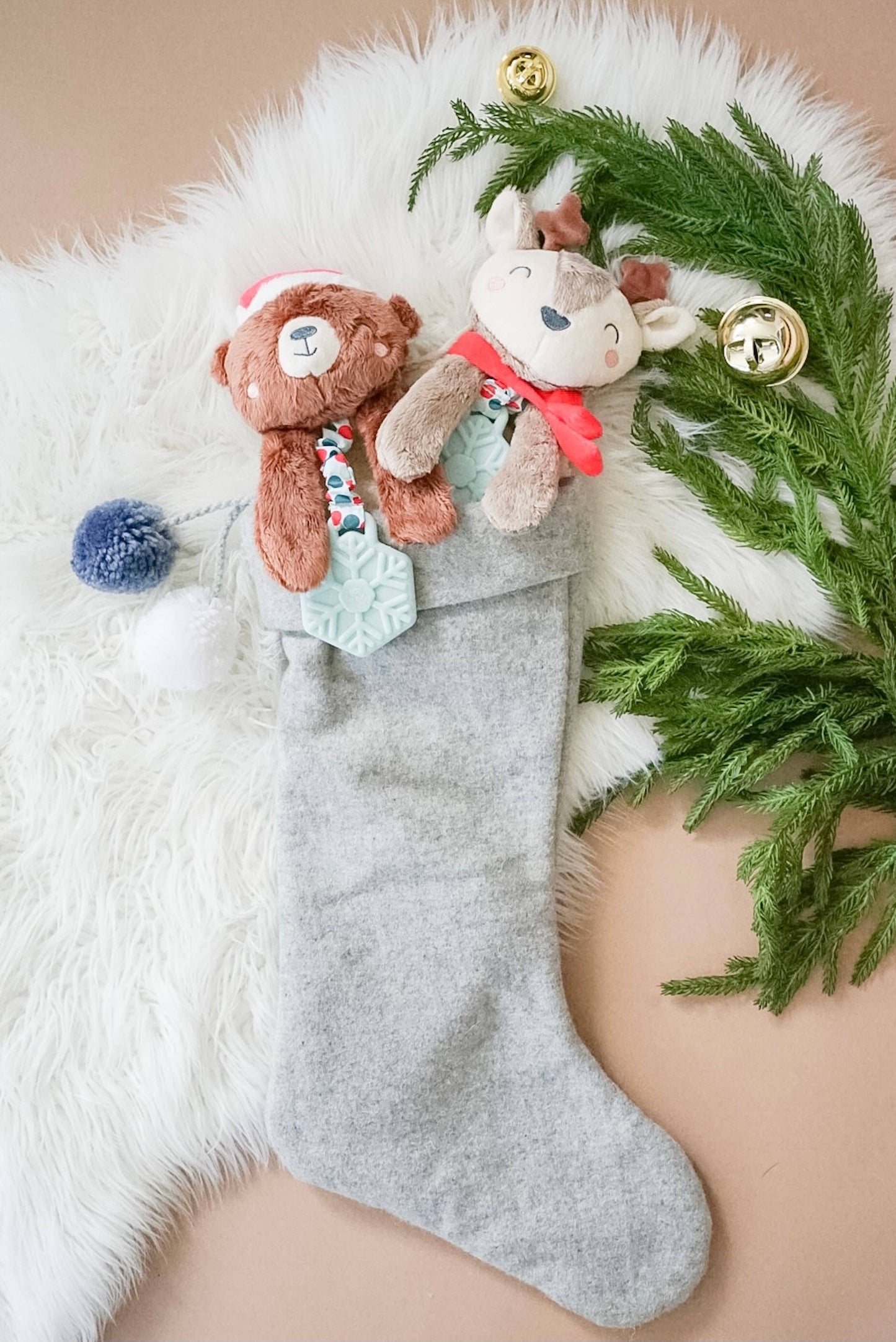 Holiday Itzy Lovey™ Plush + Teether Toy